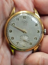 Vintage JungFrau Camping 13105 Watch Mens Manual Old Rare 17 Rubis Antimagnetic