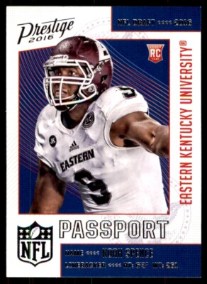2016 Panini Prestige NFL Passport Noah Spence Eastern Kentucky Colonels #18