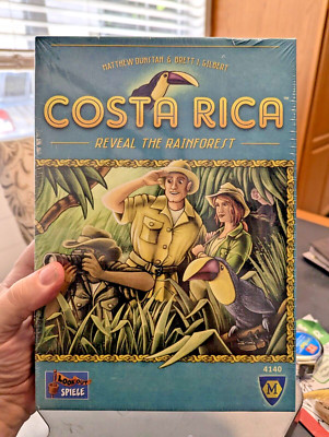 COSTA RICA Reveal The Rainforest Board Game #4140 Mayfair SEALED 2016