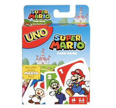 Super Mario Bros Theme Classic Matching Card Game Mattel Games Gift Uno Fun Time