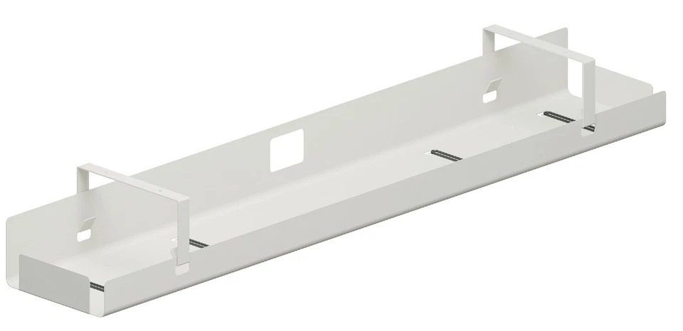 Kabelkanal Kabelmanagement 600-1800 mm Stahl Kabel Halter Schreibtisch klappbar - Bild 3 von 4