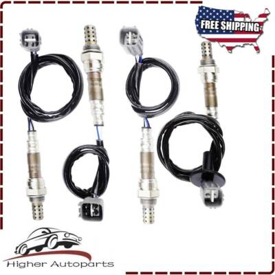 4x Oxygen 02 Sensor for Lexus GS300 2000 2001 2002 2003 I6 3.0L Upper+Lower