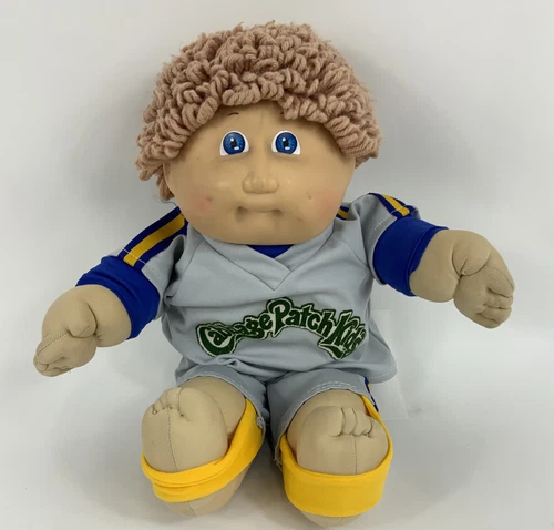 Cabbage Patch Kid Doll Plush 16" With Outfit Vintage