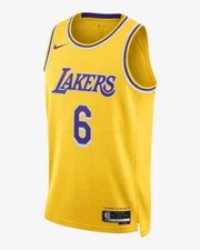 Nike Lebron James LA Lakers Swingman Jersey King LBJ 6 DN2009-728 Men's XXL 2XL