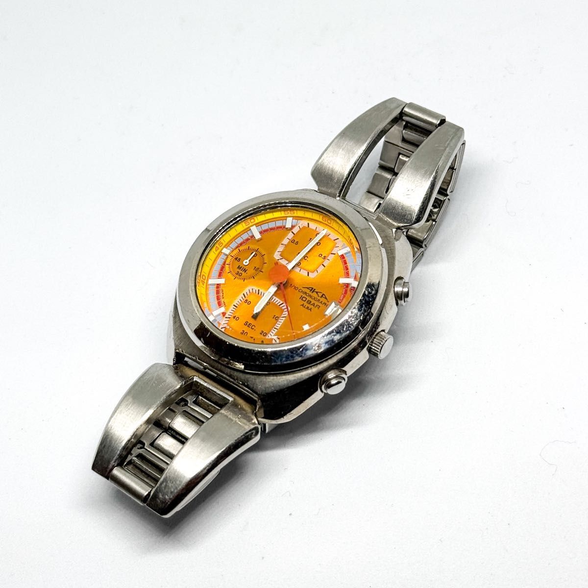 SEIKO AKA V657-6030 メンズ Seiko Alba AKA Chronograph Quartz V657-6030 case no.690137