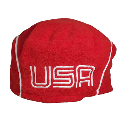 帽子 VALLAD BEANIE CAP red Roots Canada Team USA Fleece Skull Cap Beanie Torino 2006 Olympics
