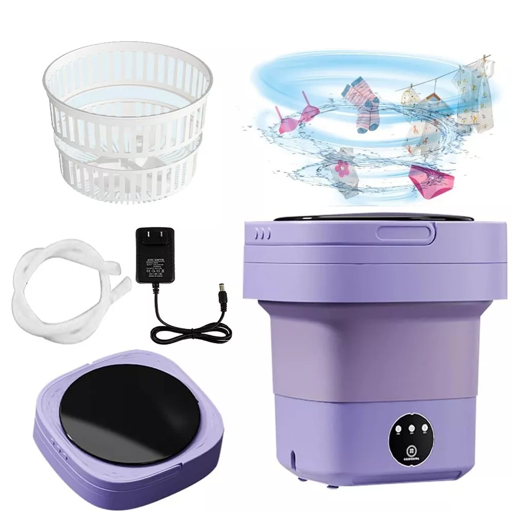 Portable Washing Machine Mini Washer Foldable Washer and Spin