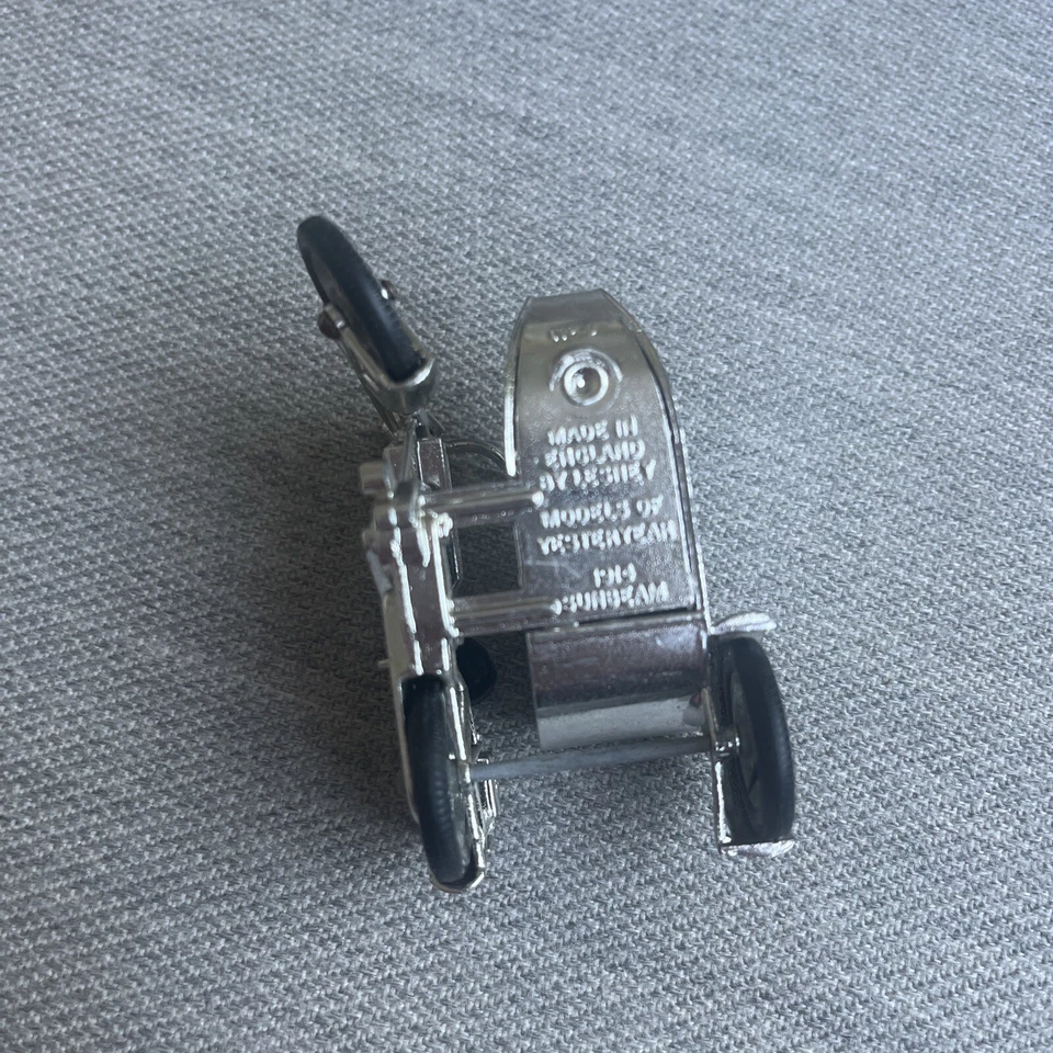 Vtg Matchbox Lesney Models of Yesteryear 1914 Sunbeam Motorcycle & Sidecar - Image 4 of 4