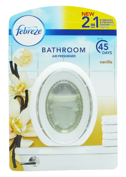 Febreze Bathroom Air Freshener Vanilla 7.5ml - White for sale online | eBay