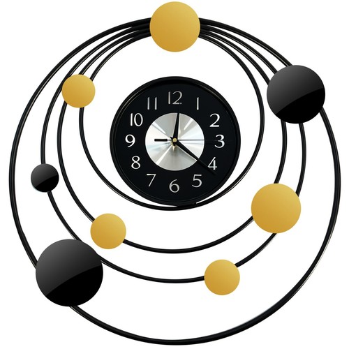 60CM Large Outdoor Garden Wall Clock Quartz Battery Giant Open Round