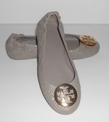 tory burch quilted minnie flat