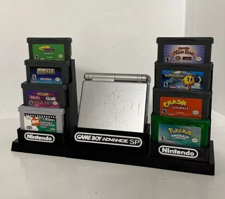 Gameboy Advance SP Nintendo 18 Game Cartridge Display ONLY