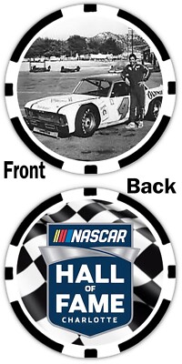HERSHEL MCGRIFF - NASCAR HALL OF FAME - POKER CHIP - NASCAR, RACING, HOF