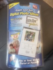 As Seen On TV Credit Card Size Digital Photo Album - Brand new