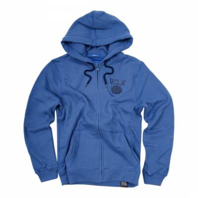 Sweatshirt mit Kapuze und Reißverschluss Blau Herren Größe: Large UCLA Woodard
