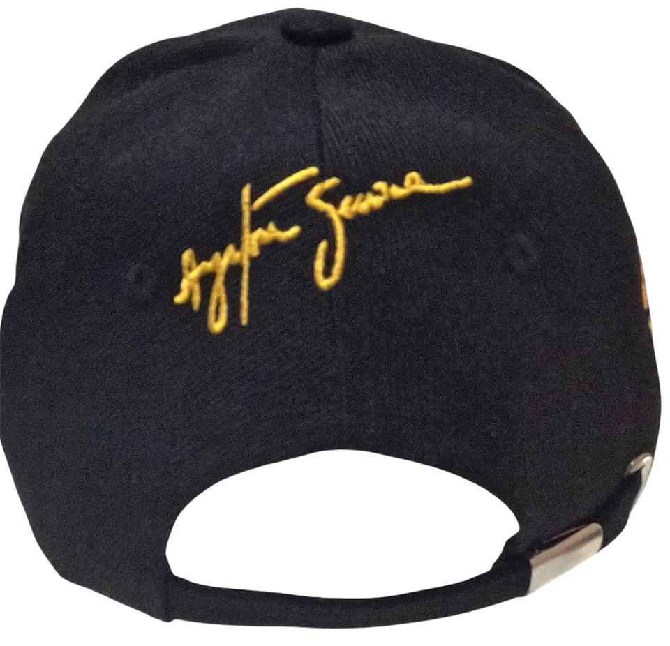 Ayrton Senna F1 legend Lotus Renault JPS Baseball cap in Black. Vintage - Image 3 of 4