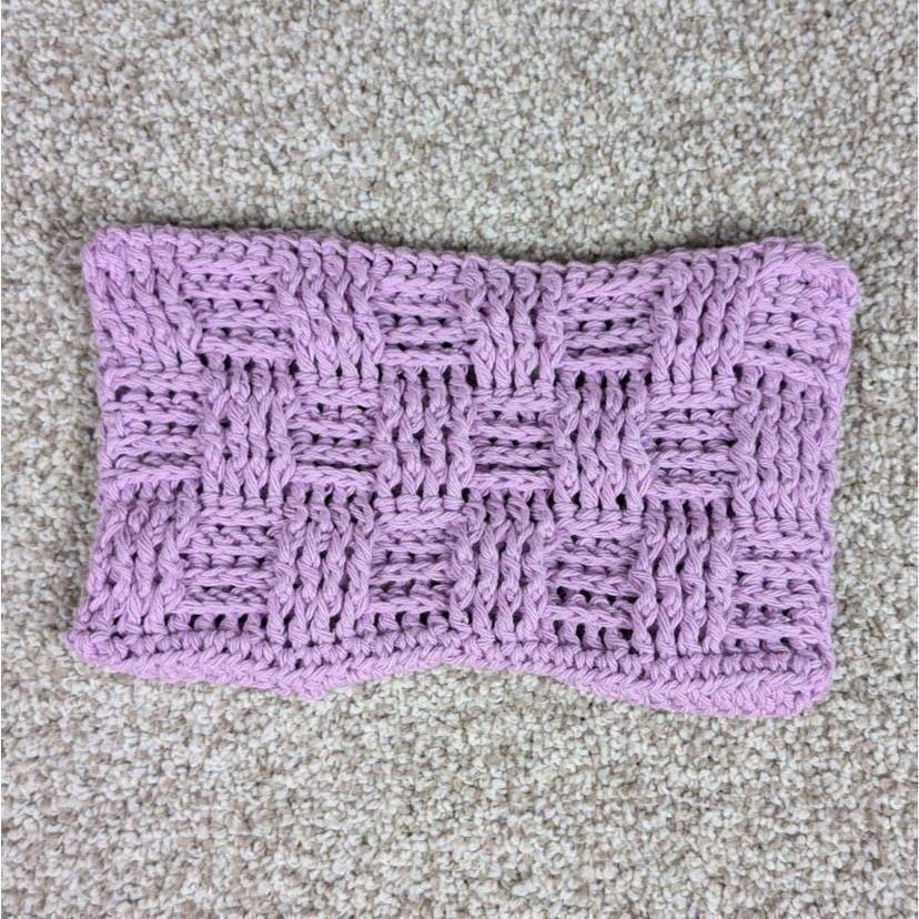 Handmade Crochet Swiffer Mop Cover Pad Reusable Duster Orchid Purple