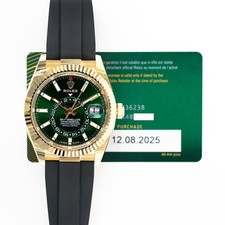 Rolex 336238 Sky-Dweller Rubber Strap Yellow Gold