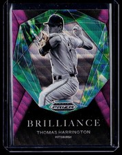 2022 Prizm Draft Picks #BR-TH Thomas Harrington Brilliance Prizms Purple Wave