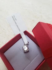 Swarovski Crystal, Sterling Silver Pendant, New and Tagged.