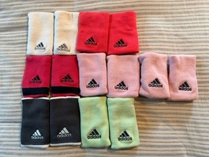 adidas Tennis Wristbands (Lot Of 7)