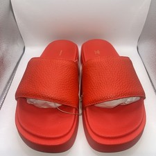 Adidas Ivy Park Unisex Red Sliders UK Size 6 (Box Damage)