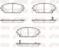Bremsbelagsatz Scheibenbremse Remsa 1900.02 FüR Mazda BP Skyactiv BP5H BP6H BP5S