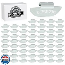 Upgraded 0.75 oz Clip On Wheel Weights for Steel Rims Corrosion-Resistant Coa