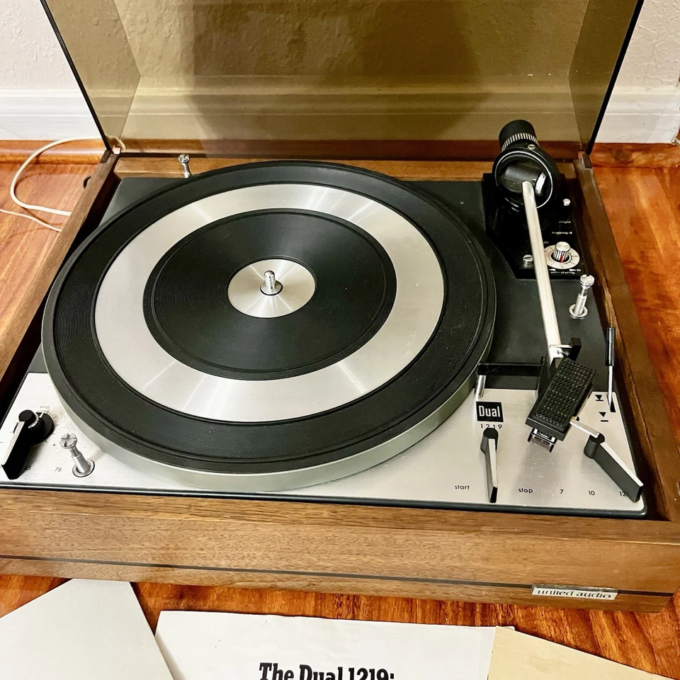 Tocadiscos Multijugar Doble 1219 De Colección con Carcasa, Cubierta y Manuales ¡FUNCIONA! ¡LEER! Foto 2 de 4