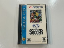 FIFA International Soccer (Sega CD 1994) CIB Complete w Manual + Foam N MINT