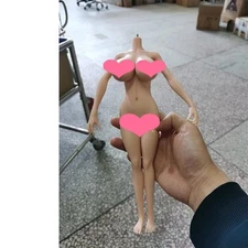 UANDD 1:6 Female Pale Body Super Large Bust OB Model For 12'' Action Figure Doll