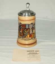 Keramik Handwerker Bierkrug Zinndeckel 0,5 L Limitiert Zertifikat Der Lackierer