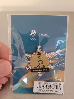 2026 Milano Cortina Olympic HOCKEY GOLD MEDAL GAME pin - USA win Over CANADA!