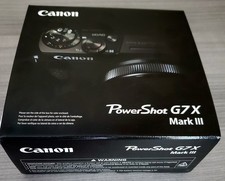 Canon PowerShot G7 X Mark III 20.1MP Point  Shoot Digital Camera New Black