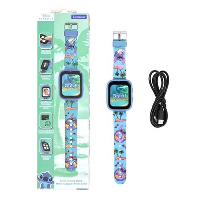 Lexibook Digitaluhr Stitch - Bunt, für Kinder ab 5 Jahren, Modell DMW070D