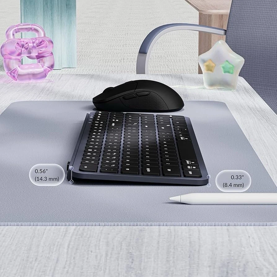 Ultra-Slim B2 Pro Bluetooth Keyboard 2.4 GHz Wireless Lightweight 96% ZMK Lau... - Image 3 of 4