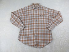 VINTAGE Gitman Bros Louries' Shirt Mens Large Brown Button Up Button Up Cowboy 