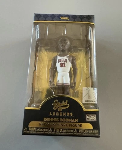 Funko Gold 5" Dennis Rodman Chicago Bulls Legends Series 1 NBA New