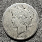 1922-S Peace Silver Dollar Better date Wavy Hair Anthony De Francisci