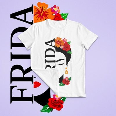 Camiseta de Frida Kahlo - Tallas Unisex, 100% Mujer, feminista