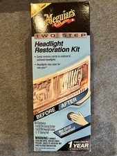 Meguiars G2970 Two Step Headlight Restoration Kit Cleaner Coating No Drill