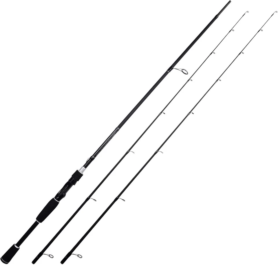 Lightweight 7'0" Carbon Fiber Spin Rod - 2 Pcs + Extra Tip - Image 3 of 4