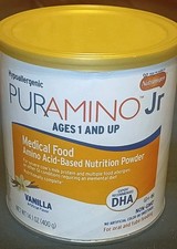 1 Can PurAmino Jr. Junior Vanilla 14.1oz Exp 3/26 Fast Shipping