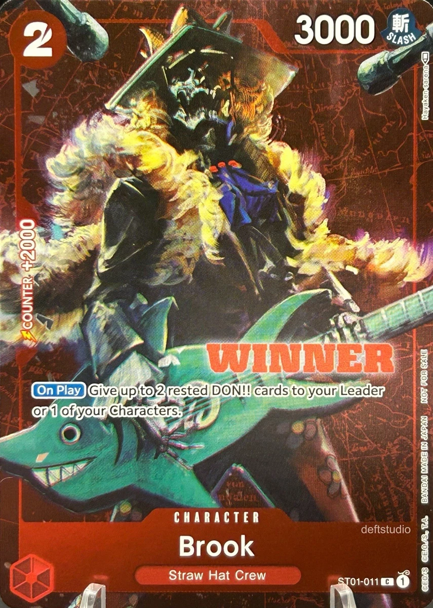 Brook ST01-011 One Piece Promotion Cards for sale | eBay