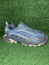Merrell Moab Speed 2 J037535 Blue Hiking Shoes Goretex Sneakers Men's Size 12