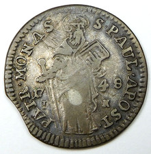 1748 German States: Münster Silver 2 Schilling - KM# 181