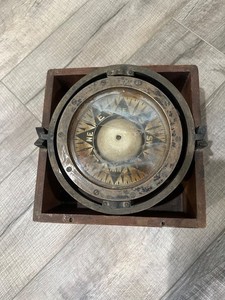ES Ritchie Boston Antique Ships Compass 38395