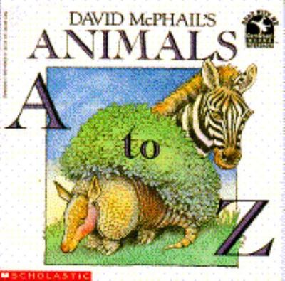 David McPhail's Animals A-Z; Read With Me - 9780590464628, paperback, McPhail
