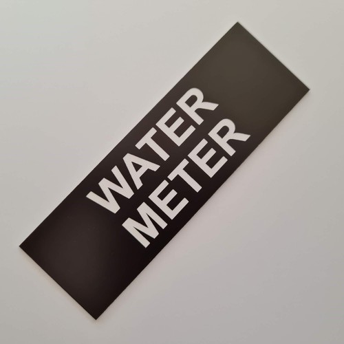 Water Meter Sign Plaque Cupboard Utility Room Shed - Picture 93 of 230