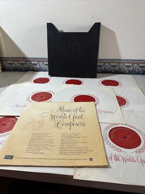 Music Of The Worlds Great Composers 11 Vinyl Box Set Bach, Mozart ...